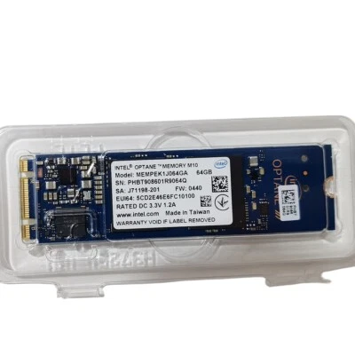 Intel Optane Memory M10 64 GB SSD M.2 2280 64GB PCIe 3.0 3D Xpoint NVMe - Image 1 of 4