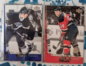 Upper Deck 1998-99 Star Rookie (2) Jokinen Morrison Kings Devils RC - Picture 1 of 2