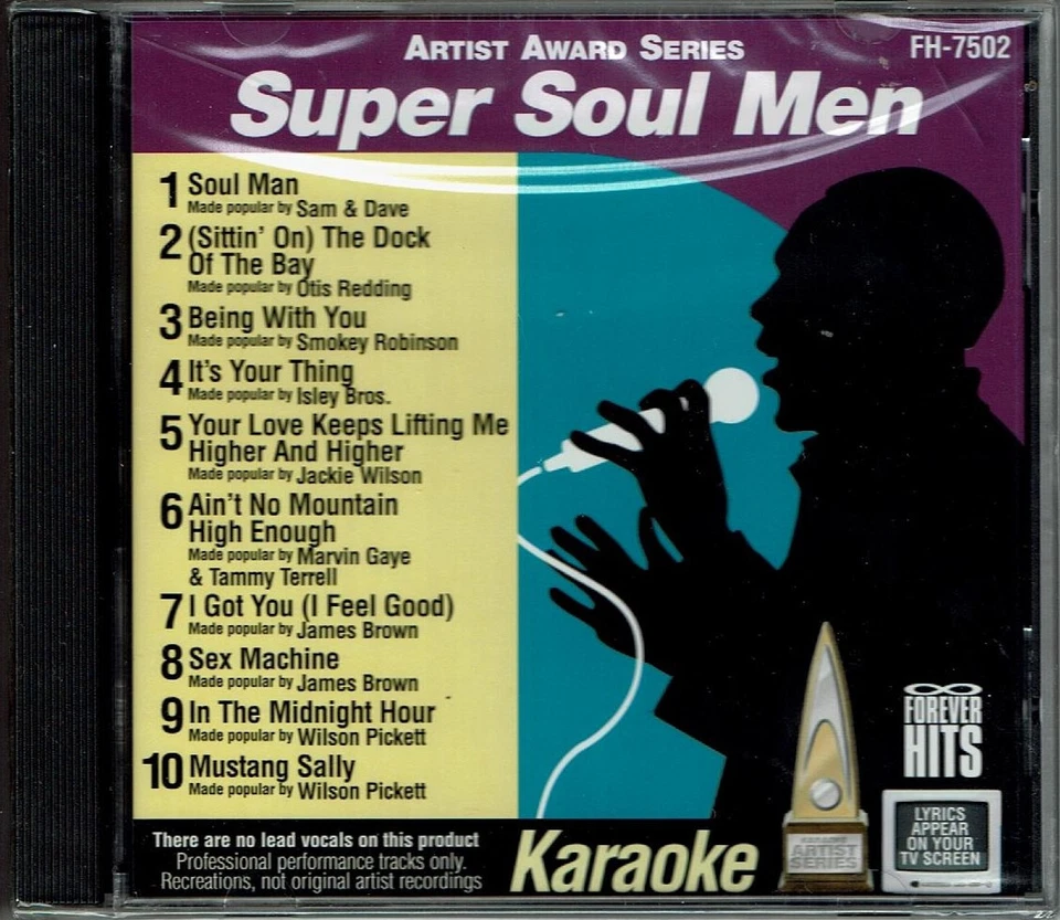 Super Soul Man Hits Karaoke CDG 10 Sg JACKIE WILSON  SAM & Dave WILSON PICKETT - Image 1 of 1