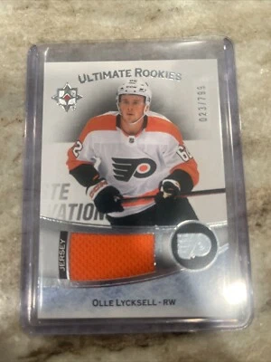 2022-23 UD Ultimate Collection Olle Lycksell Ultimate Rookies Patch /799 Flyers - Image 1 of 2