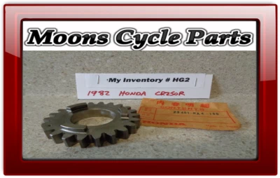 Nuevo de Lote Antiguo Honda CR-250-R 1982 eje principal nuevo (4º) engranaje # 23461-ka4-700 *HG2* Foto 1 de 4