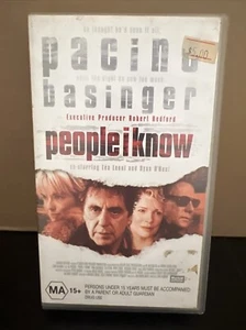 People I Know - Al Pacino, Kim Basinger, Tea Leoni - VHS Video Ex Rental B16 - Picture 1 of 3