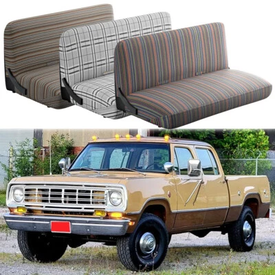 Saddle Blanket Front Car Bench Truck Seat Covers For Dodge W150 W200 W250 W300 Foto 1 de 4