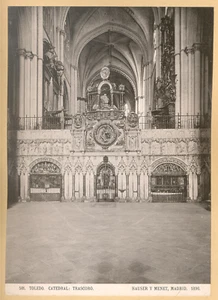 Spagna,TOLEDO,Catedral, Hauser y Menet, Madrid,Vintage print Photomecanique1893 - Imagen 1 de 1
