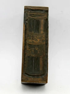 RARE MATRICE IMPRIMERIE - KRATZ-BOUSSAC BOIS GRAVÉ TAILLÉ - CATALOGUE EURÉKA (57 - Picture 1 of 3