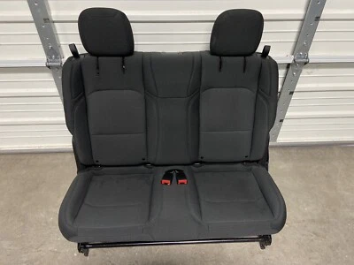 Jeep Wrangler JL 2019 2022 2025 2 puertas asiento trasero banco asientos de tela negro segunda fila Foto 1 de 4