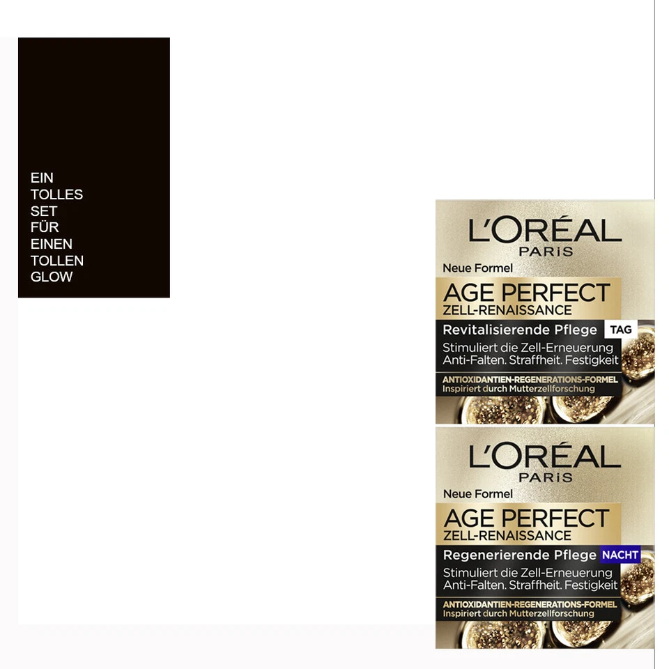 (1L|600,00) 2tlg Loreal Age Perfect Zell Renaissance Tag & Nacht | Haut ab 50+  - Bild 1 von 1