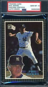 Phil Niekro PSA DNA Gem Mint 10 Signed 1985 Donruss Action All Stars Autograph - Picture 1 of 1