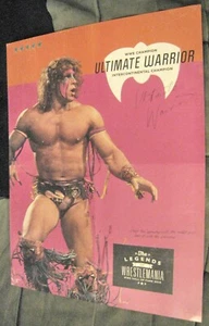 WWF Ultimate Warrior Stone Cold Steve Austin 12x16 Poster 100% Pure Rattlesnake - Picture 1 of 2