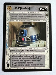 Star Wars CCG R2-D2 Decipher A New Hope ANH Limited Edition Black Border SWCCG - Picture 1 of 1