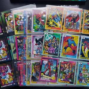 1991 Impel Marvel Comics Trading Cards Super Heroes Universe Series 1/2 LOT