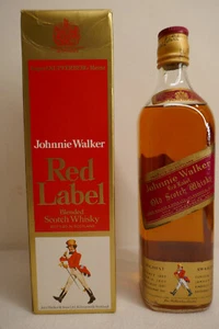 Johnnie Walker Red Label Old Scotch Whisky 700ml 43% älter OVP Kupferberg 70er - Bild 1 von 12
