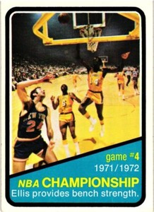1972-73 Topps Basketball Set Break #157 Game 4 NBA Finals EXMT - Free Shipping
