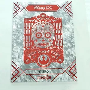 C-3PO Day Of Dead Cosmos KAKAWOW Disney 100 All-Star Paper Cut #087/159 - Picture 1 of 4