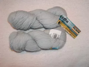 2 SKEINS - SWTC VESPERA- Hand dyed 100% merino wool # 654 - CLOUD - 328 yds - Picture 1 of 4