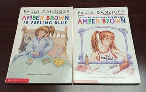 Amber Brown Is Feeling Blue & You Can't Eat Chicken Pox PAULA DANZIGER - Picture 1 of 2