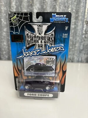Muscle Machines West Coast Choppers Jessee James Purple Ford Coupe 1:64 (d5) - Image 1 of 4