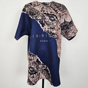 Vie Riche Paris Shirt Mens XL Blue Scuba Streetwear Graphic Stretch Tee Top - Picture 1 of 21
