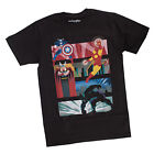 Marvel Avengers Art Deco Mens Black T-Shirt