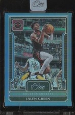 2022-23 Panini One And One JALEN GREEN Blue Parallel /49 JMR27