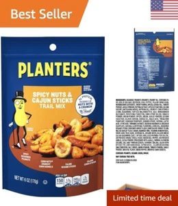 Spicy Nuts & Cajun Sticks Trail Mix, 6 Ounce Pack of 12 - Picture 1 of 8
