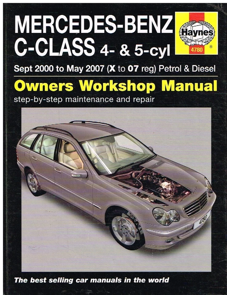 MERCEDES BENZ W203 C160 C180 C220 C270 PETROL DIESEL 00-07 WORKSHOP MANUAL *VGC* - Image 1 of 1