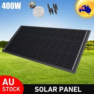 12V 400W Solar Panel Mono 400 Watt Home Fixed Caravan Camping Battery Charging - Picture 1 of 11