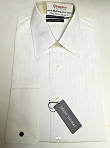 Men's Tuxedo White Shirt With French Cuff Size New in package assorted sizes - Picture 1 of 3