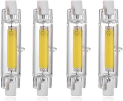 4X 10W R7s 78mm LED COB Light 80W Halogen Equivalent J Type T3 Floodlight Bulb - Image 1 of 4