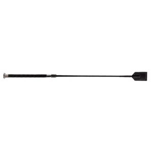 Springgerte QHP Ledergriff Strasssteinchen schwarz 65cm - Bild 1 von 4