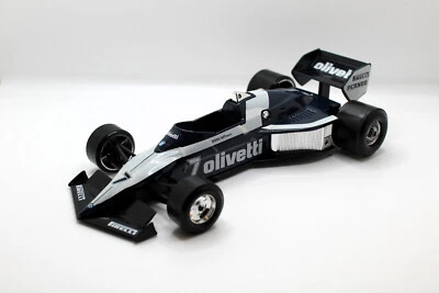 Bburago 1:24 F1 Brabham BT52 Turbo #7 Olivetti Diecast Azul/Blanco - Modelo F1 Foto 1 de 4