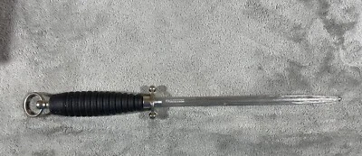 "Afilador de cuchillos vintage Dreizack Alemania Hartverchromt afilador acero 16"" de largo!"! Foto 1 de 4