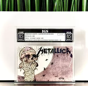 METALLICA ONE Cassette ©1989 Elektra PUSHEAD • BLACK SHELL • IGS 8.5 SEALED ⭐️ - Picture 1 of 4