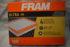 (2) FRAM 7597 Ultra Premium 40,000 Mile Air Filter, for Select GM Vehicles - Bild 1 von 1
