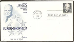 US SC # 1393 Eisenhower FDC. Fleetwood Cachet. - Picture 1 of 1