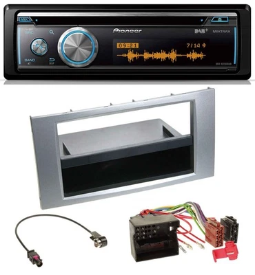 Pioneer MP3 DAB USB CD Bluetooth Autoradio für Ford Fiesta Focus 2004-2008 silbe - Bild 1 von 4