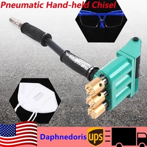 3-Kopf Druckluft Handmeißel Beton Zunderhammer Zement Luftschaber - Bild 1 von 12