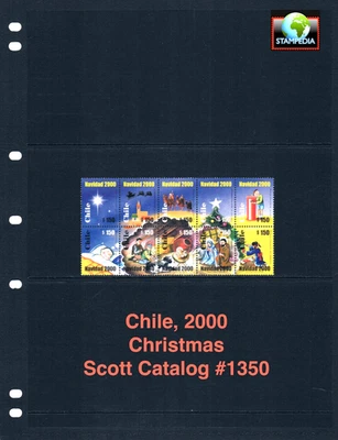 $22.50 Scott Valor - 2000 CHILE Natal, Presépio CV MNH NH UMM - Imagem 1 de 4