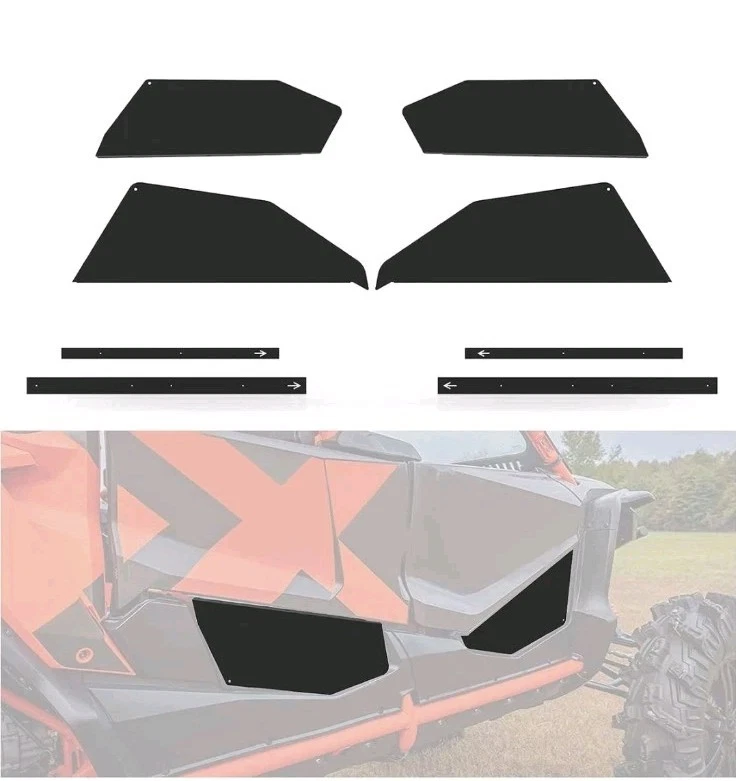 Aluminum Lower Door Panels for Honda Talon 1000X-4 2020+ Accessories – Front &  - Image 1 of 4
