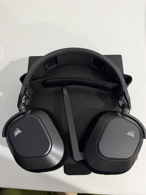 Corsair HS80 Max Wireless Gaming Headset Bluetooth - Steel Grey with box - Image 1 of 4
