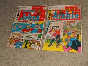 (2) 1971 GIANT ARCHIE & ARCHIE'S JOKES COMIC BOOK LOT-#186 & #188-NICE SHAPE!! - Picture 1 of 3