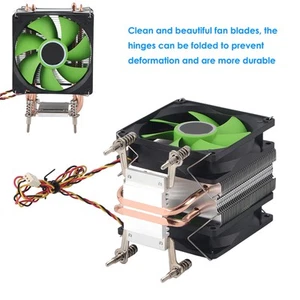 CPU Air Cooler With DualFan 45 CFM Air Cooling Fan CPU Liquid Cooler Radiator - Afbeelding 1 van 12