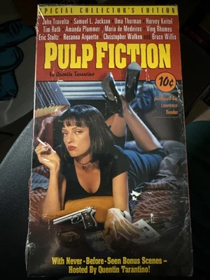 Pulp Fiction Special Collector's Edition VHS Tape Original Sealed Brand New - Image 1 of 4