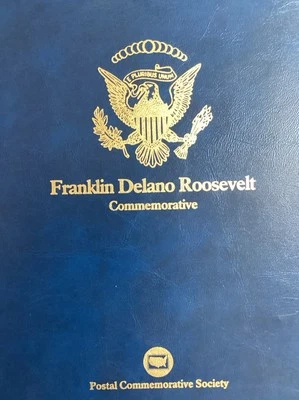 1982 Franklin Delano Roosevelt PCS Album FDC & mint stamps in PCS 8X10 folio - Image 1 of 4