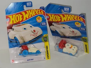 2025 Hot Wheels Quick Chat #216 White TELEPHONE- Set of 2 - Picture 1 of 2
