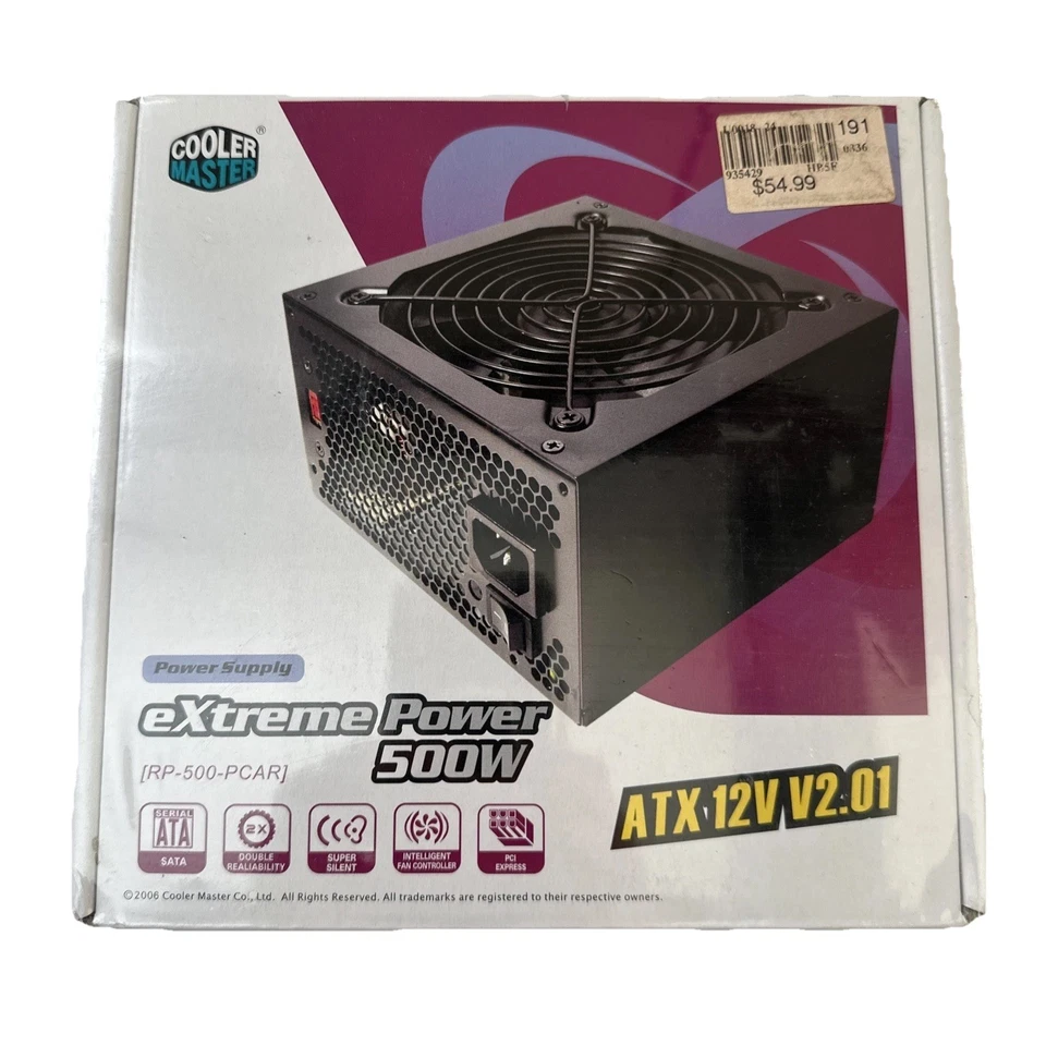 Cooler Master eXtreme Power 550W  RP-550-PCAR Power Supply Sealed Brand New - Image 1 of 4