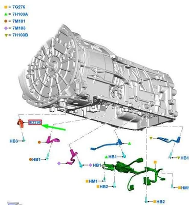 Ford Explorer MK6 Öldruckgeber 2432430 NEU ORIGINAL - Image 1 of 2