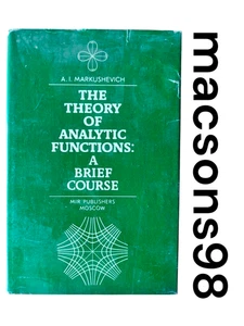 The Theory of Analytic Functions A. I. Markushevich Mir Publishers Moscow 1983 - Picture 1 of 24