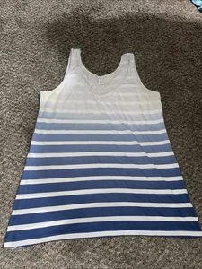 Women's Old Navy Striped Tank Top Size Large - Picture 1 of 8