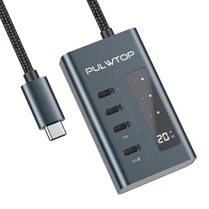 4 in 1 USB C Hub - 10Gbps Data & Charging, No Video Support - USB C Adapter f... - Picture 1 of 6